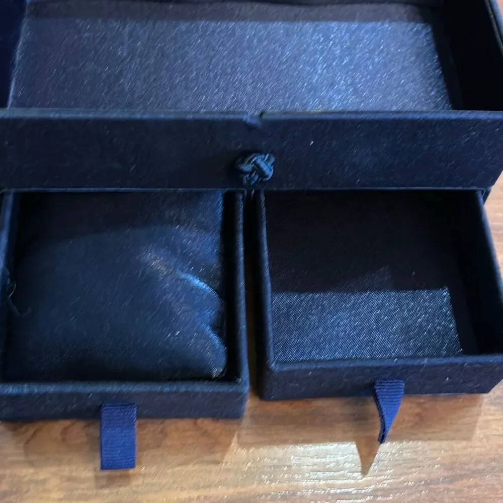 Guerlain Paris Navy small jewelry box